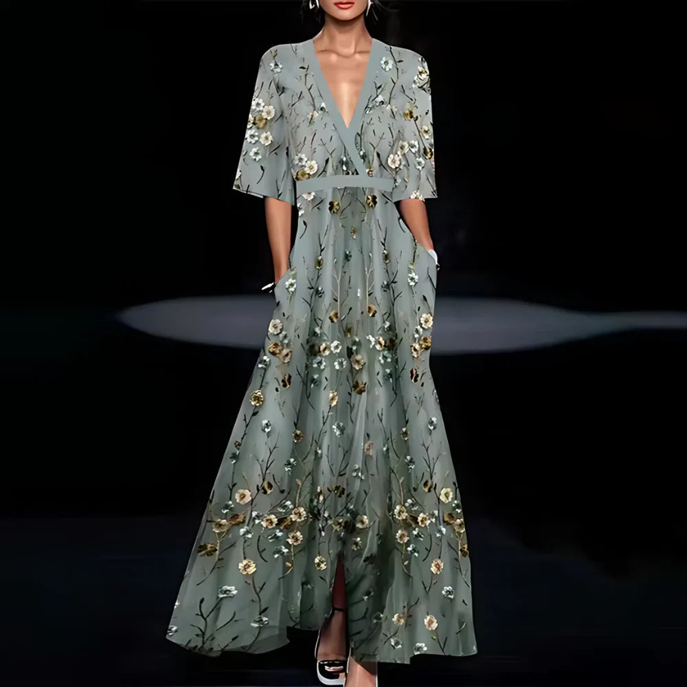 Lorraine | Robe à imprimé floral