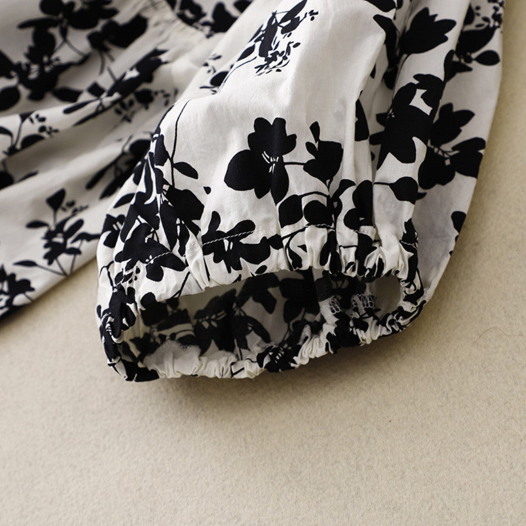 Laurienne™ | Robe tunique à imprimé floral