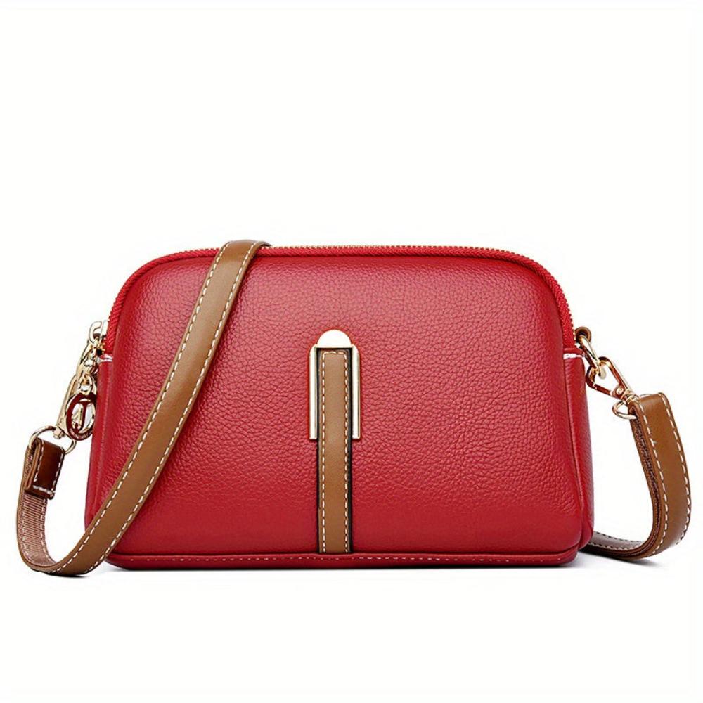 Mila | Sac à bandoulière avec texture lychee