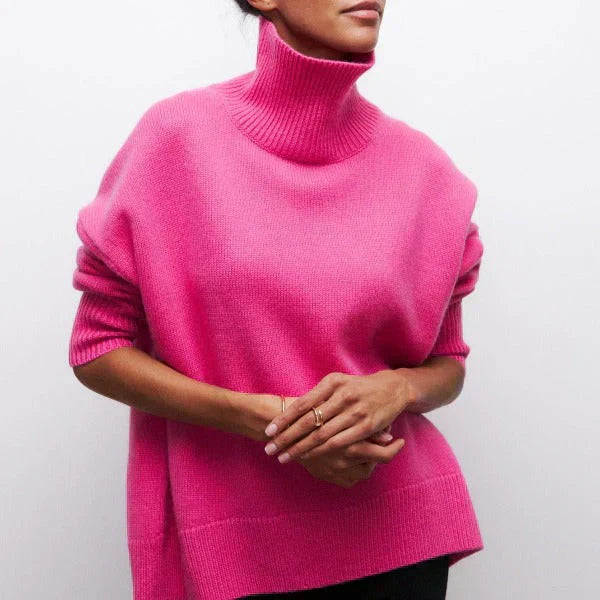 Amandine™ | Oversize Rullekrave Trøje
