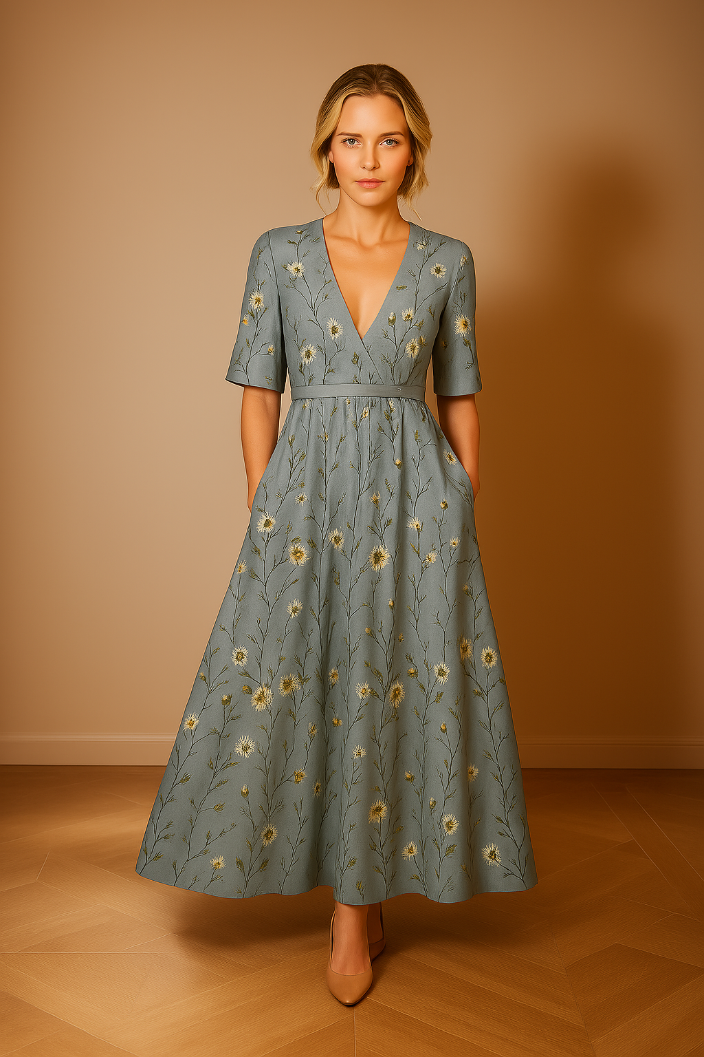 Lorraine | Robe à imprimé floral