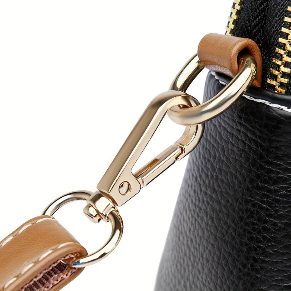 Mila | Sac à bandoulière avec texture lychee