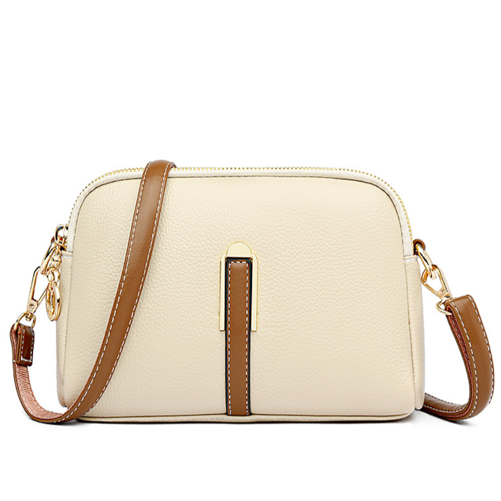 Mila | Sac à bandoulière avec texture lychee