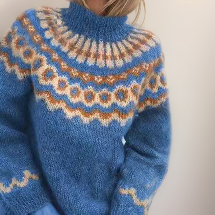 Antoinette | Pull épais et confortable à col roulé