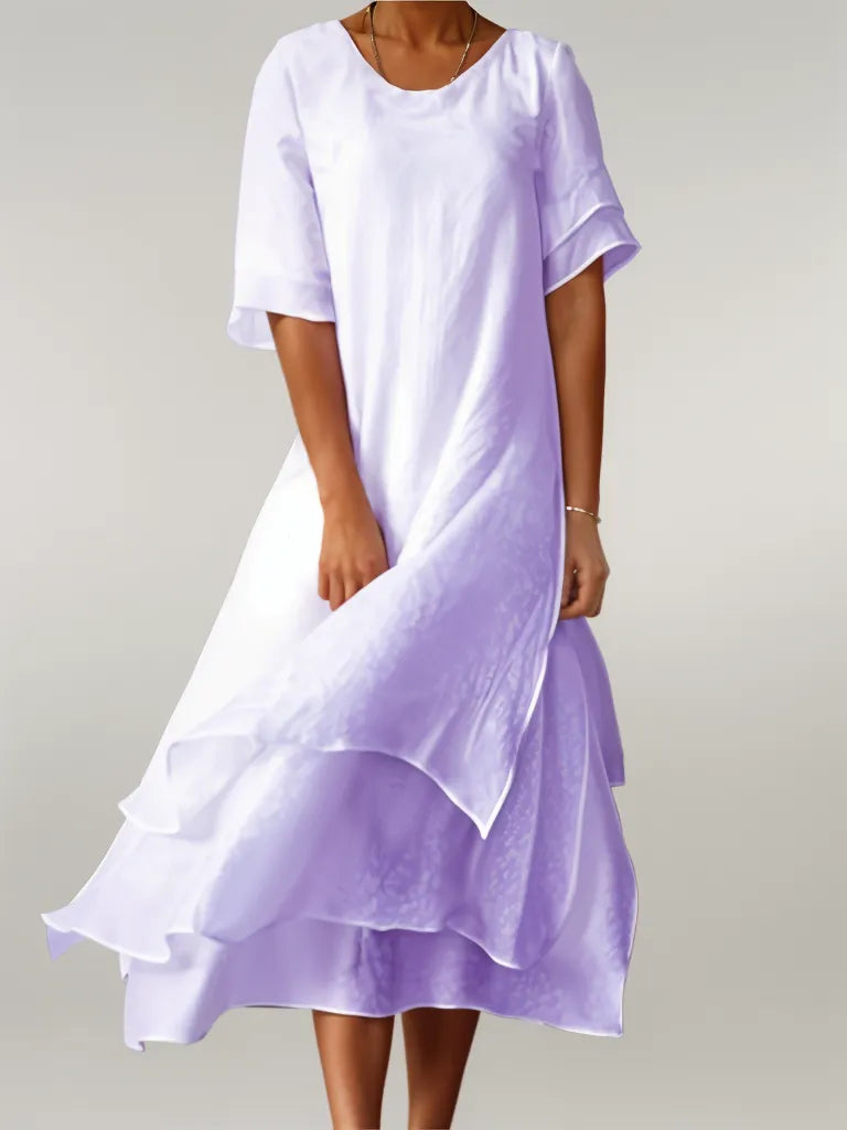 Abigail™ | Robe à décolleté en V irrégulier
