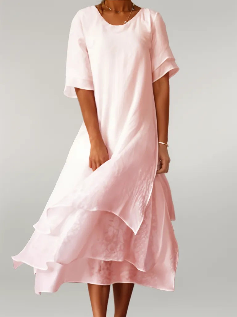 Abigail™ | Robe à décolleté en V irrégulier