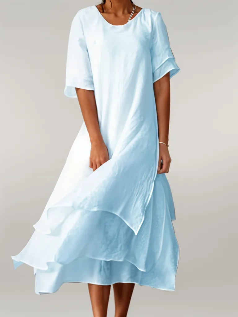 Abigail™ | Robe à décolleté en V irrégulier