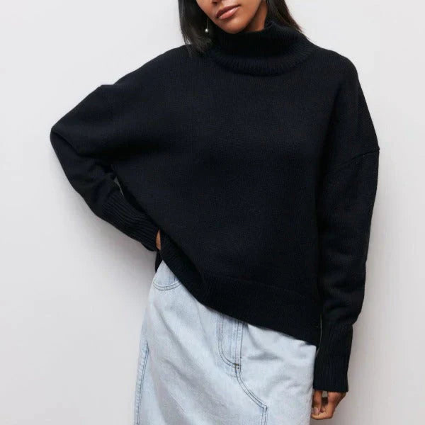 Amandine™ | Oversize Rullekrave Trøje