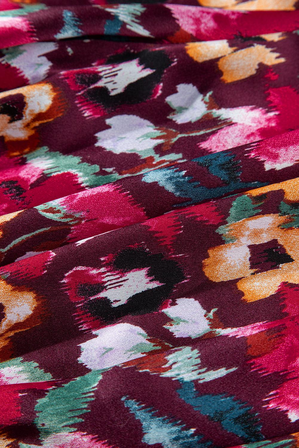 Mathilde™ | Robe à fleurs à volants et à plusieurs couches