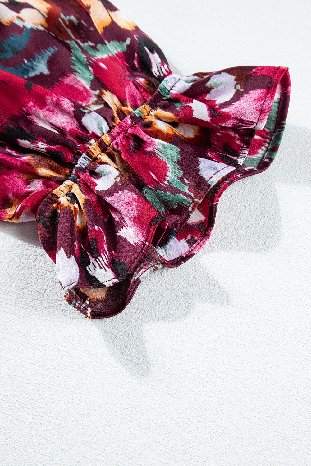 Mathilde™ | Robe à fleurs à volants et à plusieurs couches