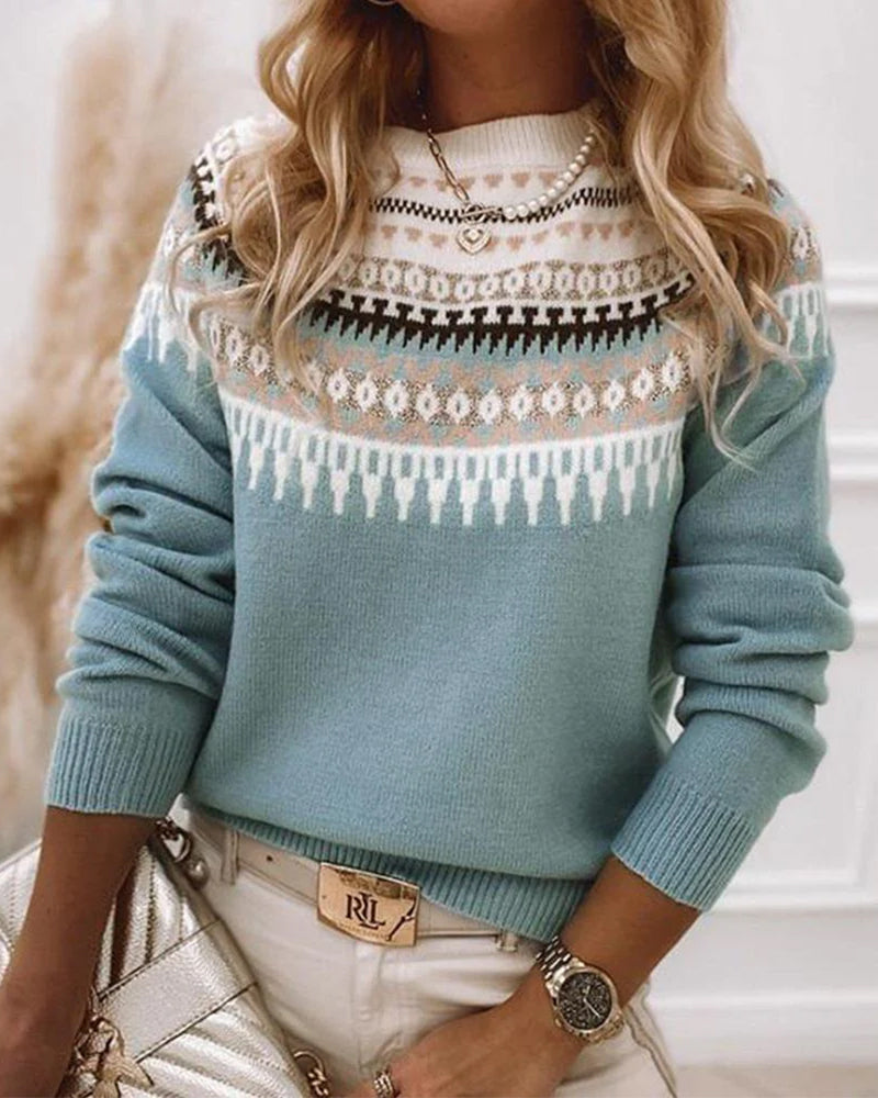 Fabienne | Pull tricoté à l'élégance nordique