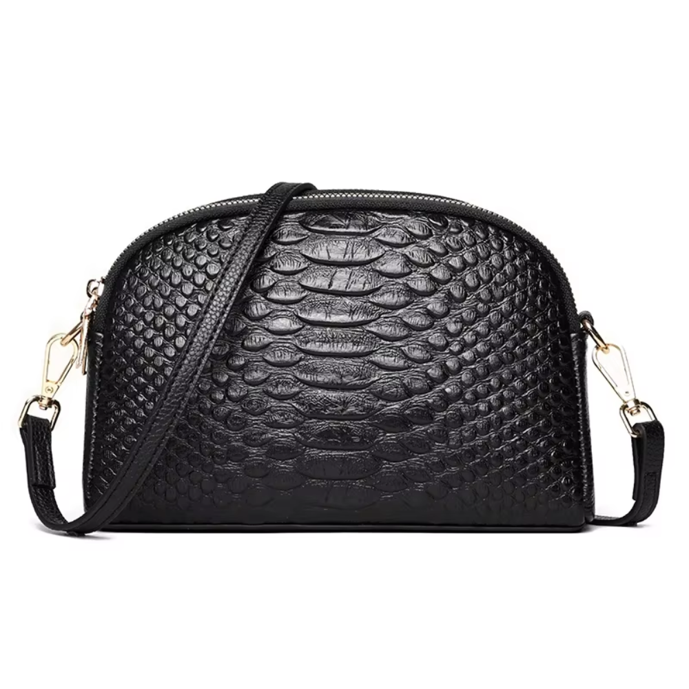 Isabella | Mini sac à épaule en simili cuir crocodile