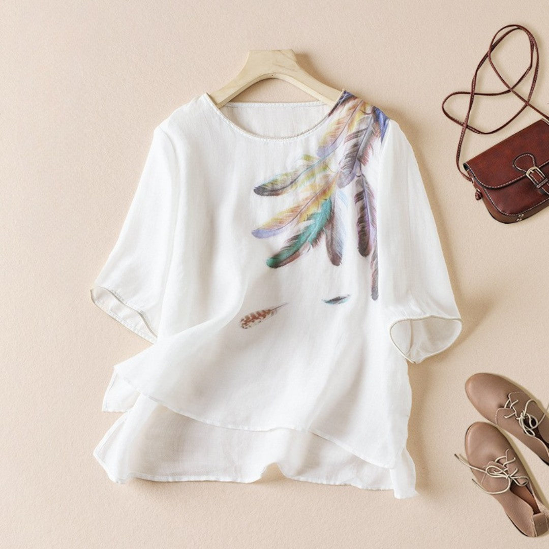 Laurienne™ | T-shirt avec imprimé