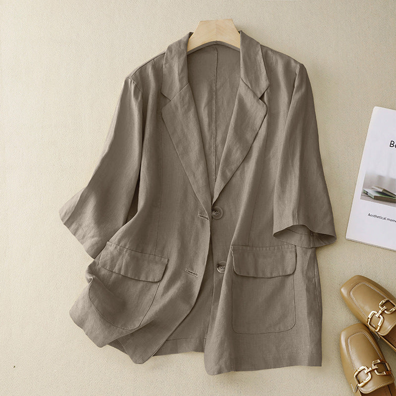 Laurienne™ | Blazer en lin léger