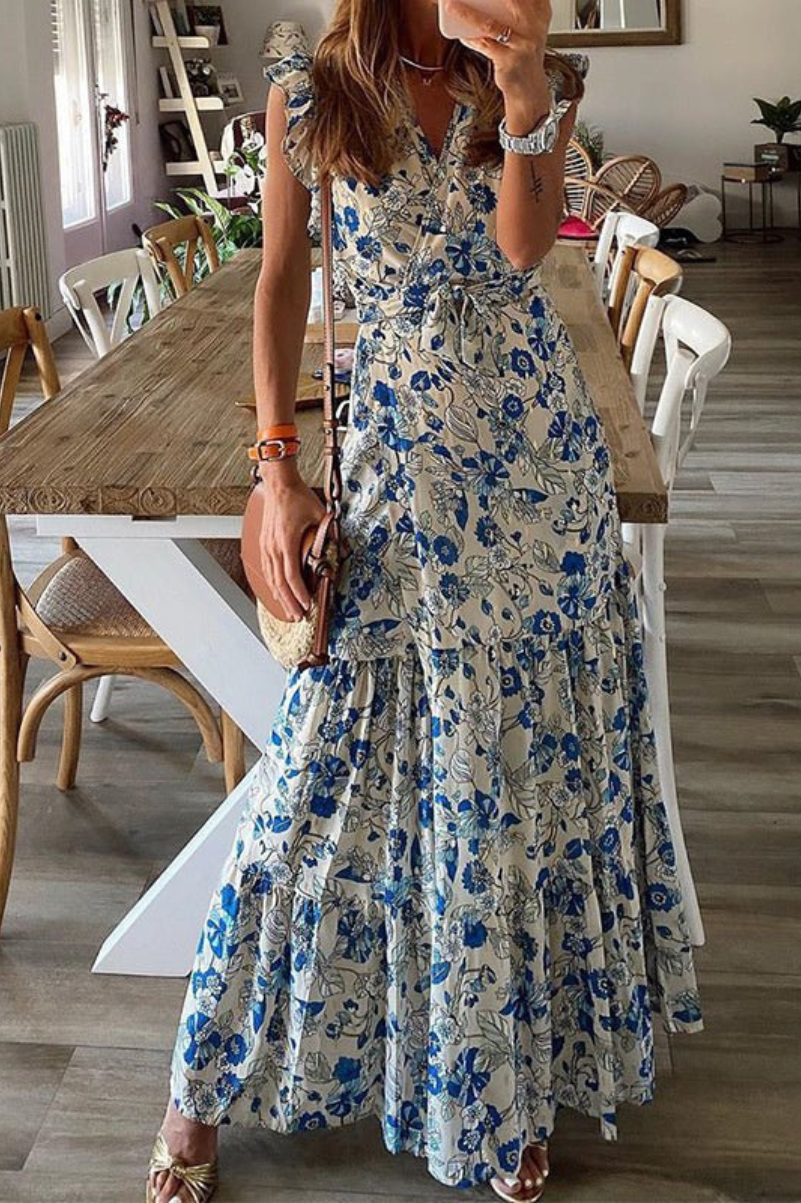 Dahlia™ | Robe longue fleurie