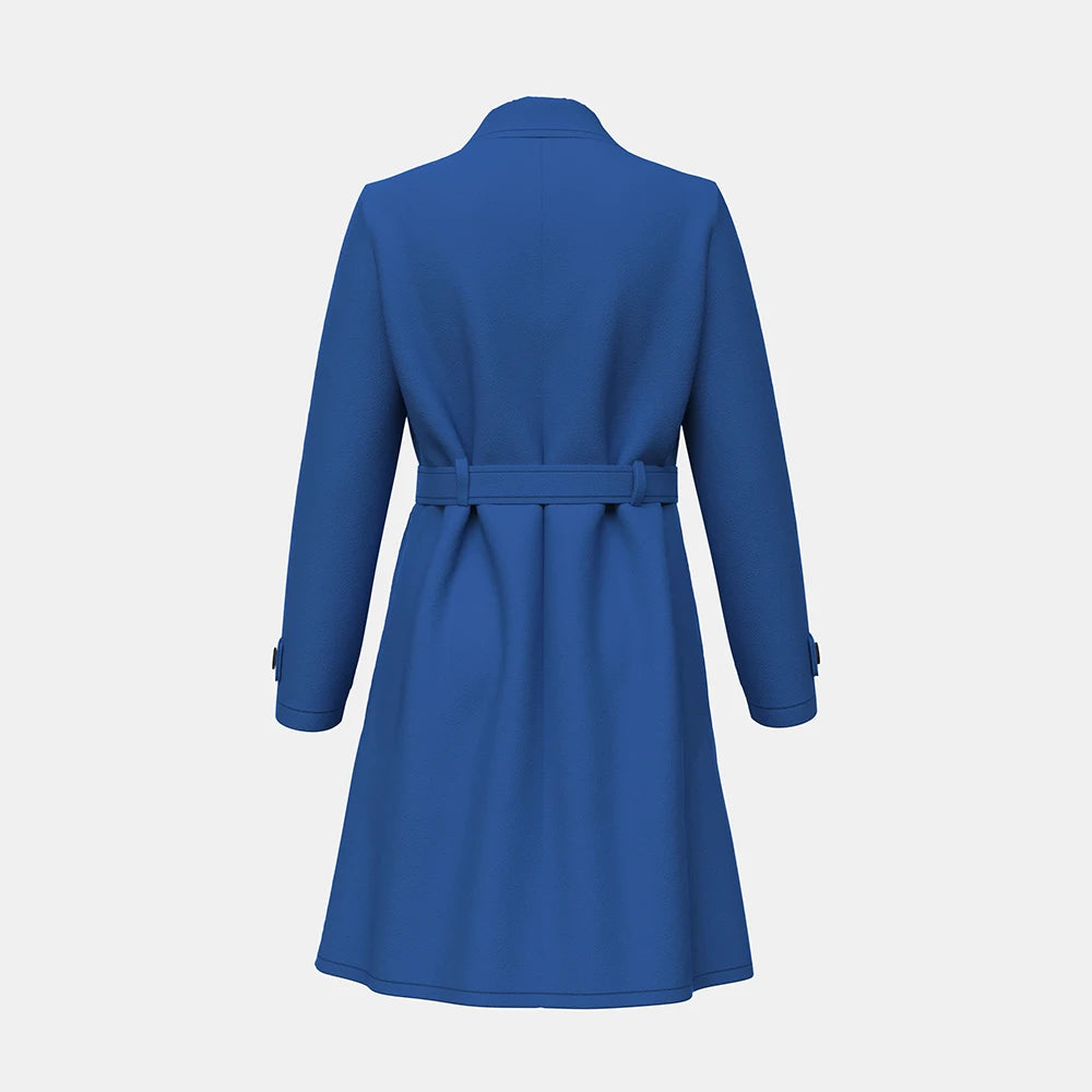 Ella | Elegant Vatteret Bæltefrakke