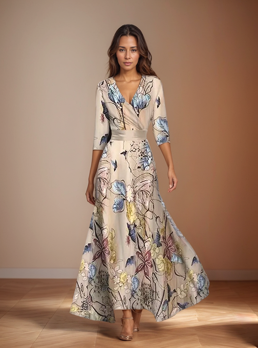 Lorraine | Robe à imprimé floral