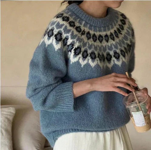 Aurore | Pull élégant en jacquard
